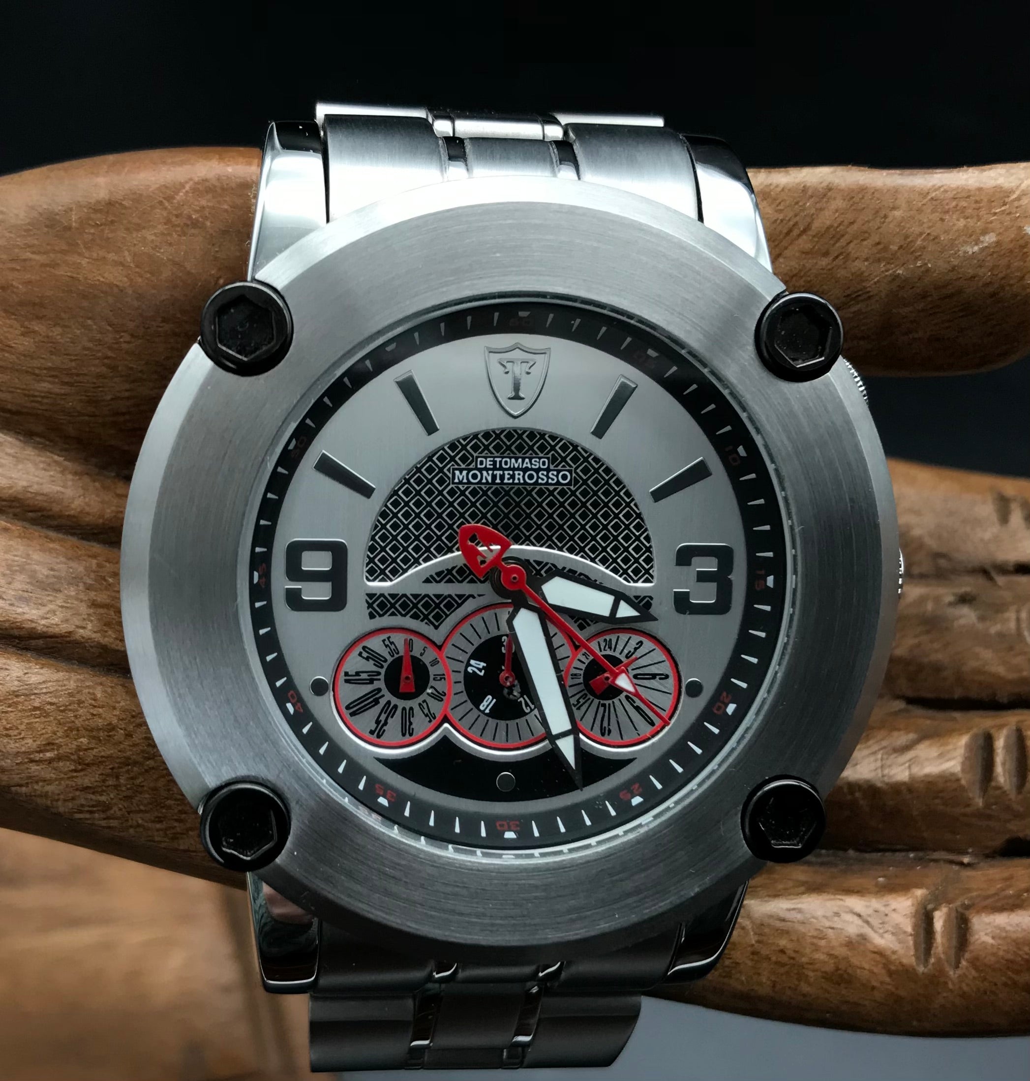 Silberne Detomaso Monterosso Uhr