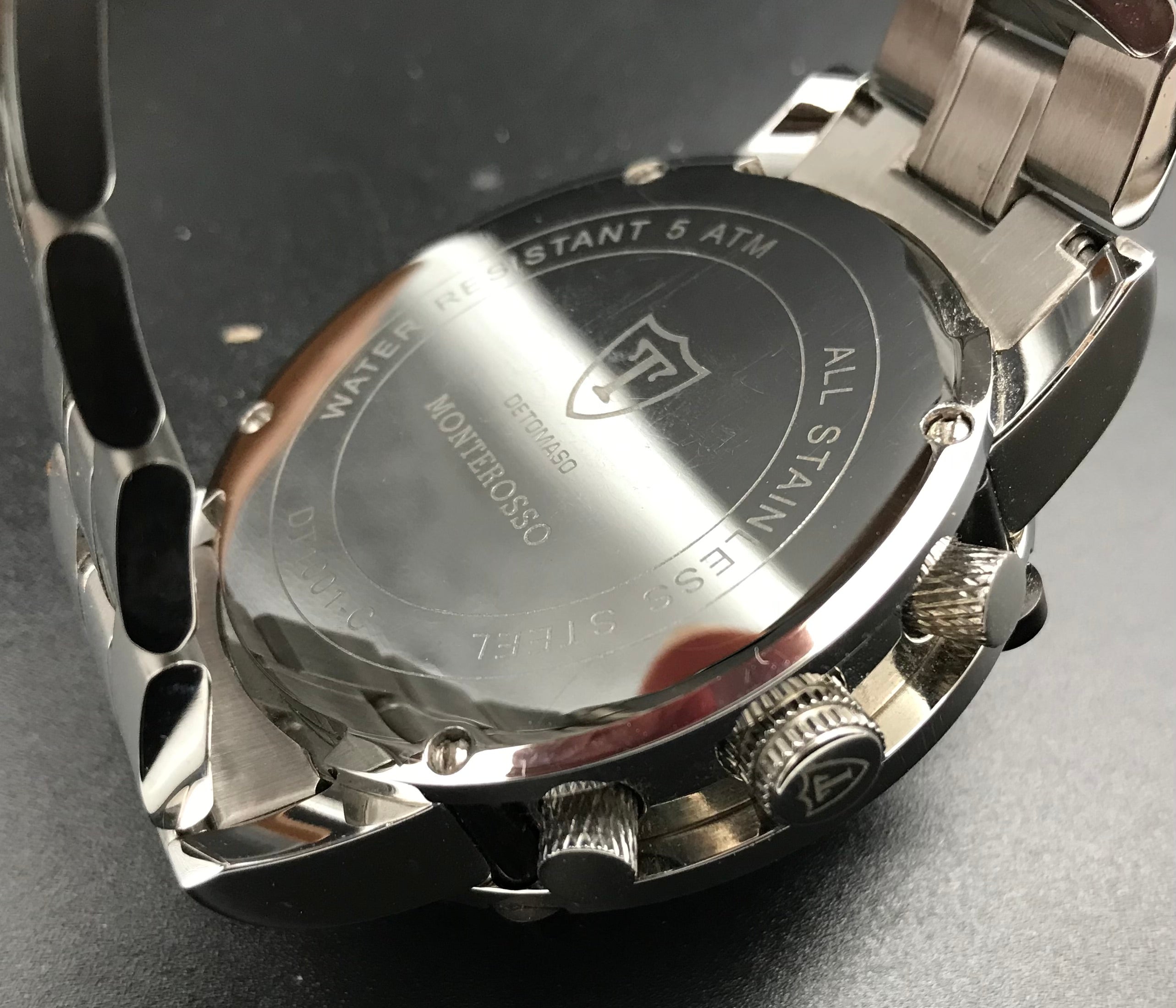 Silberne Detomaso Monterosso Uhr