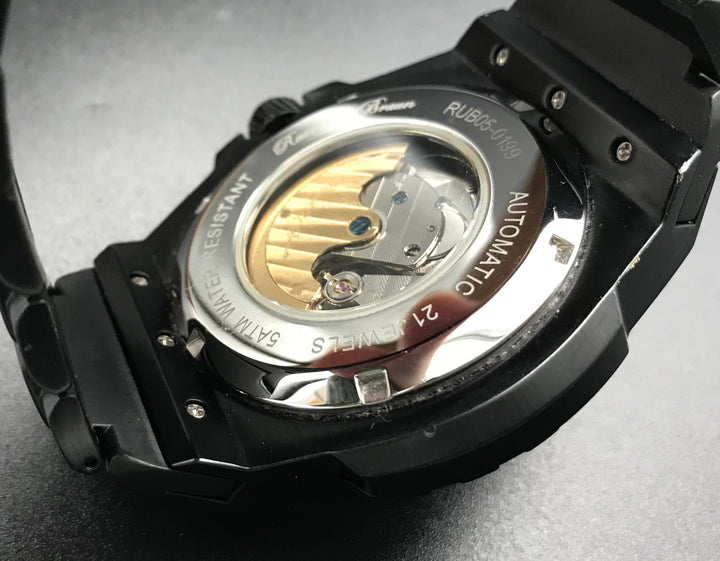 Schwarze Raoul U. Braun Uhr