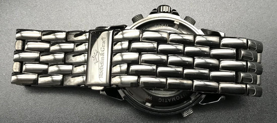 Schwarz-Orangene Roebelin & Graef Uhr