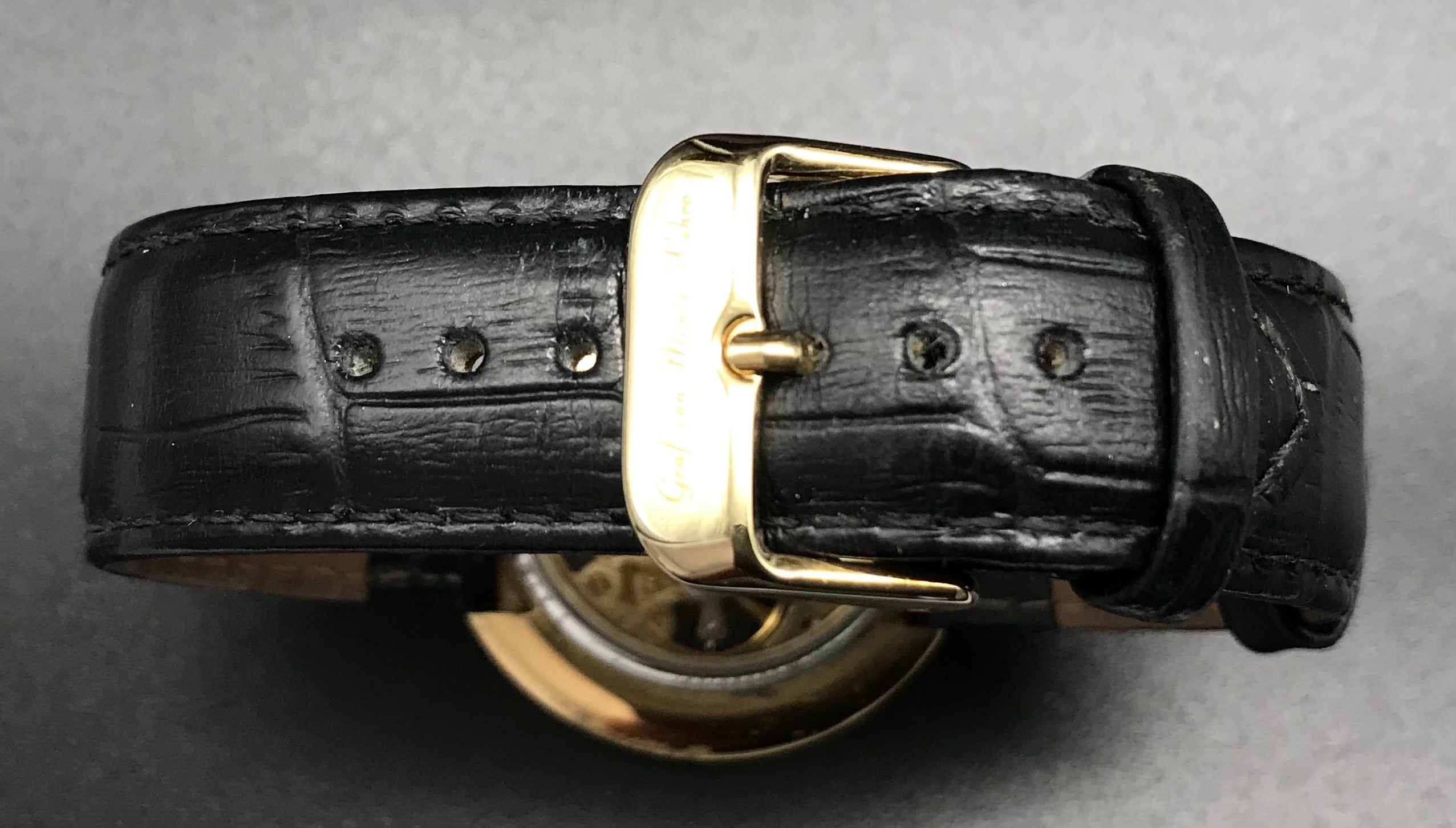 Goldene Graf von Monte Wehro Uhr