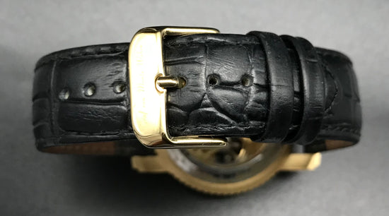 Gold-schwarze Graf von Monte Wehro Uhr