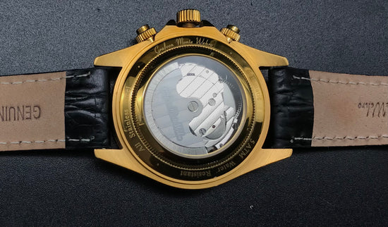 Goldene Graf von Monte Wehro Uhr