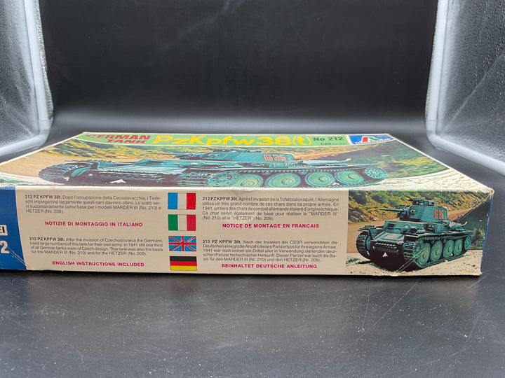 ITALAEREI German Tank PzKpfw38(t) Modellbausatz