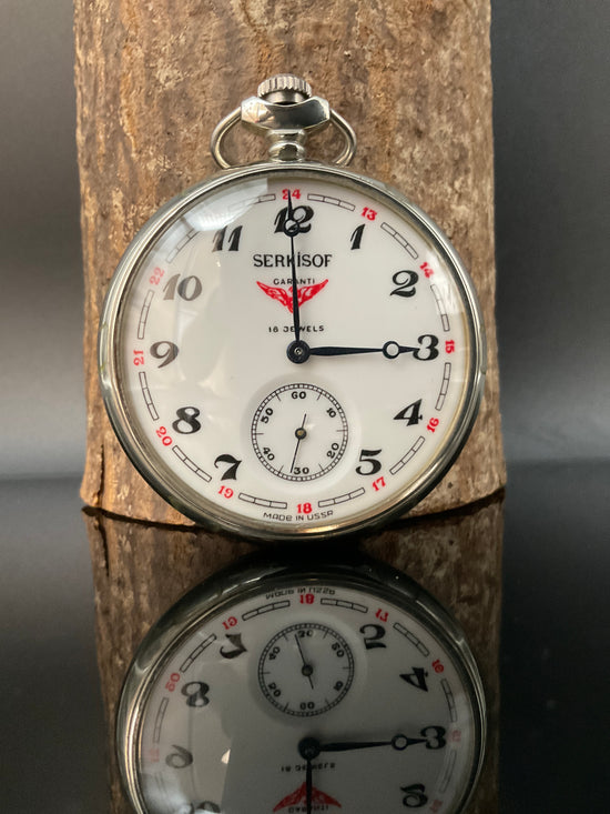 Serkisof Garanti 18 Jewels Taschenuhr  905