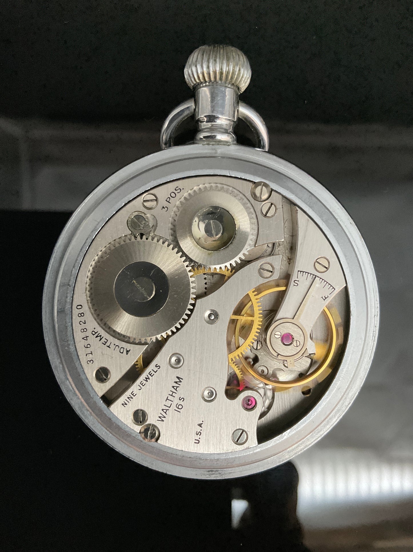 Waltham Militär Taschenuhr   905