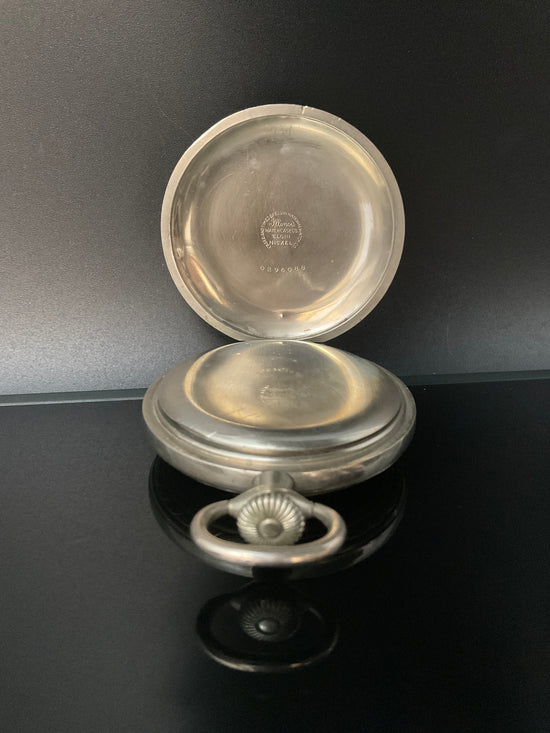 Elgin Nickel Illinois 17 Jewels Taschenuhr  905