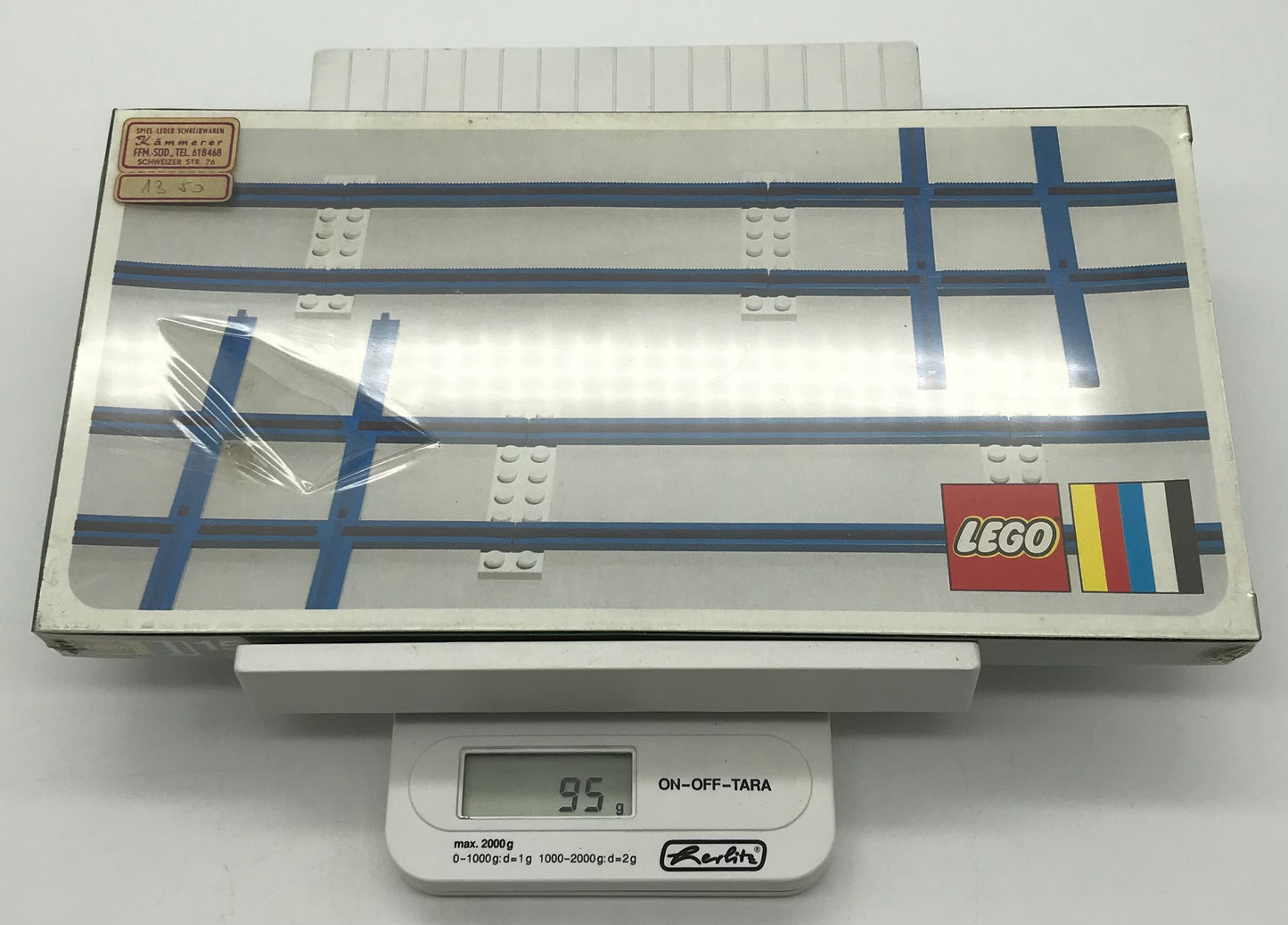 LEGO Eisenbahn Set 155 Blaue Schienen Kreuzungen