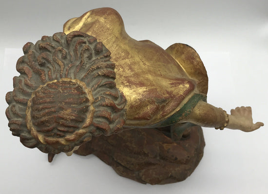 Moriskentänzer Jüngling, Schenna K. Kostner 1980, handgeschnitzt, 32,5cm hoch