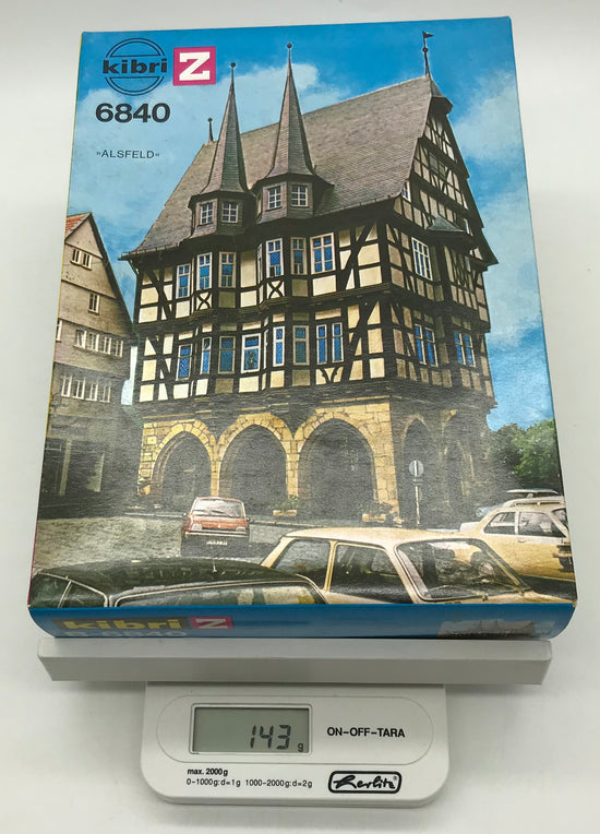 Kibri Z, B-6840 H0 Rathaus "Alsfeld"- Bausatz