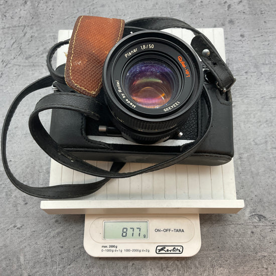 ROLLEIFLEX SL35 mit Rollei-HTF Planar 1.8/50, 1224335 mit Etui