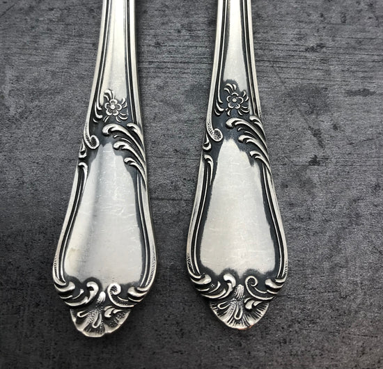 Fischbesteck, 4 Tlg., MFN 100er Silber, 2 Gabeln und 2 Messer