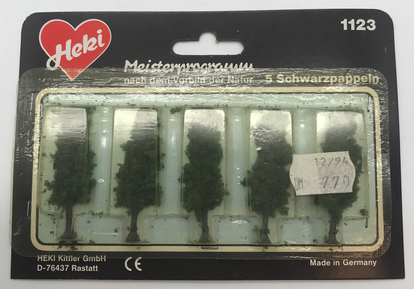 KONVOLUT Heki 3 x 1123, 1180 & 3x 1138 Bäume, Birken, etc.