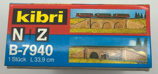 Kibri 7940 Arkadenstücke mit Flügelmauern Spur N