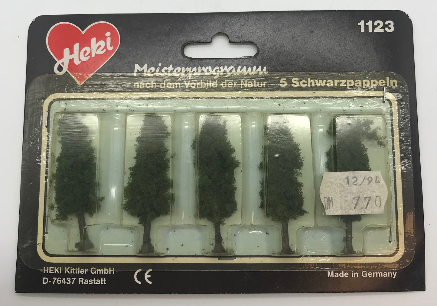 KONVOLUT Heki 3 x 1123, 1180 & 3x 1138 Bäume, Birken, etc.
