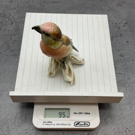 Rotkehlchen Vogel Dekoration Figur, aus Porzellan