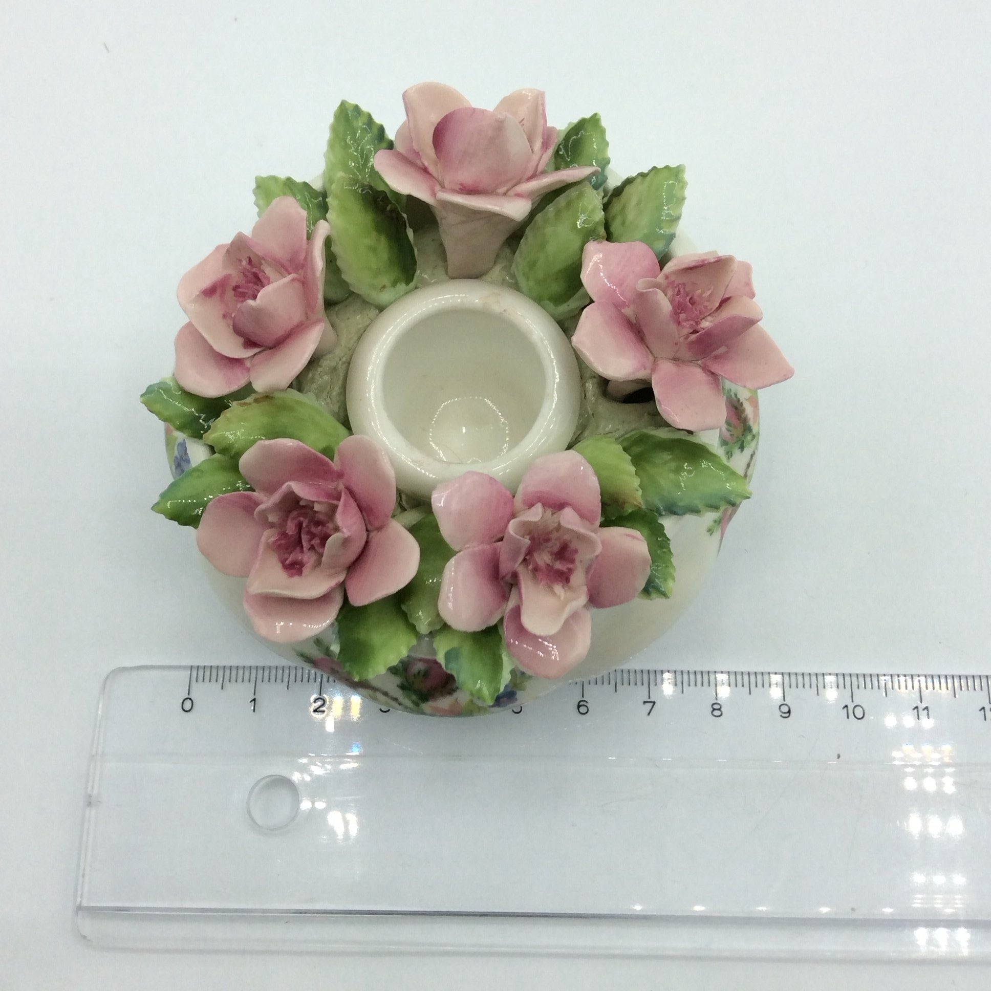 2 x Royal Albert-Porzellan-Bone China-England-Moss Rose, Kerzenhalter