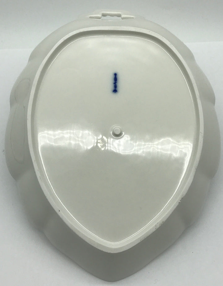 Blattschale - Porzellan weiß, KPM Berlin, Servier Schale