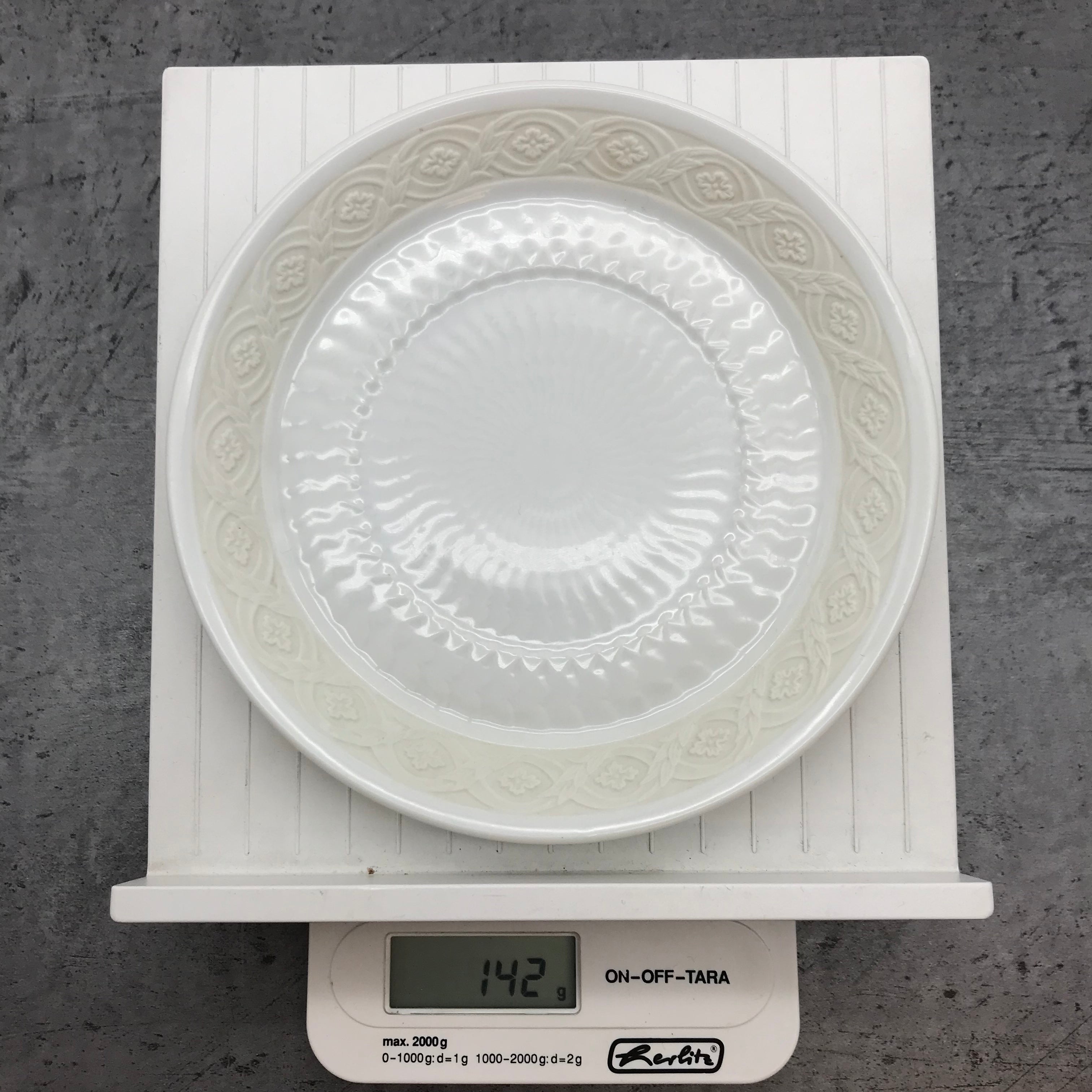 Sammelteller, Unterteller von Royal Copenhagen, Weiß