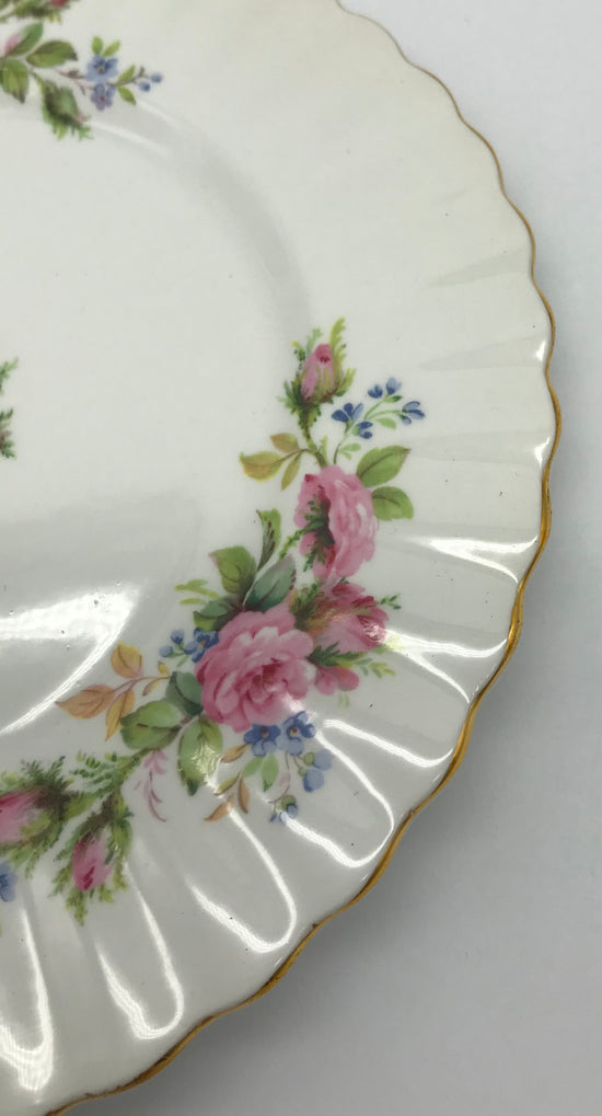 Royal Albert Moss Rose Bone China Brotteller, Kuchenteller