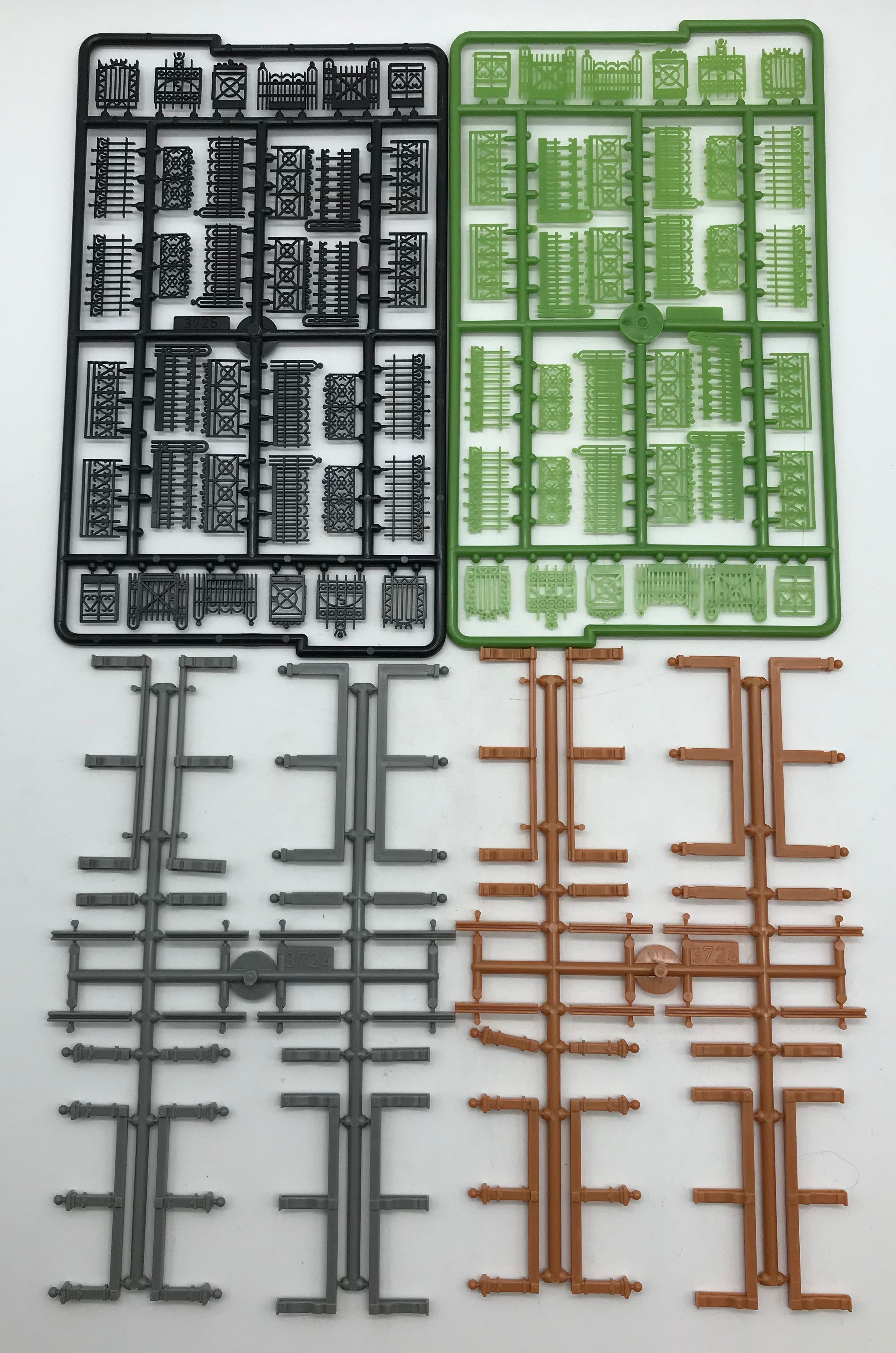 FALLER 529 H0 Bausatz Eisenzäune / Zaunsortiment