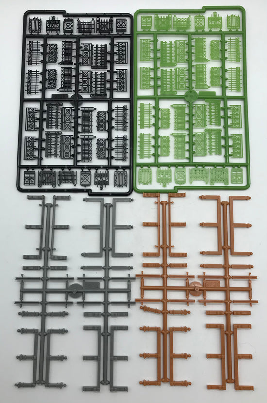 FALLER 529 H0 Bausatz Eisenzäune / Zaunsortiment