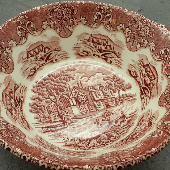 Schale,Schüssel, tiefer Teller, Grindley, English Country Inns, England, Landhaus Porzellan
