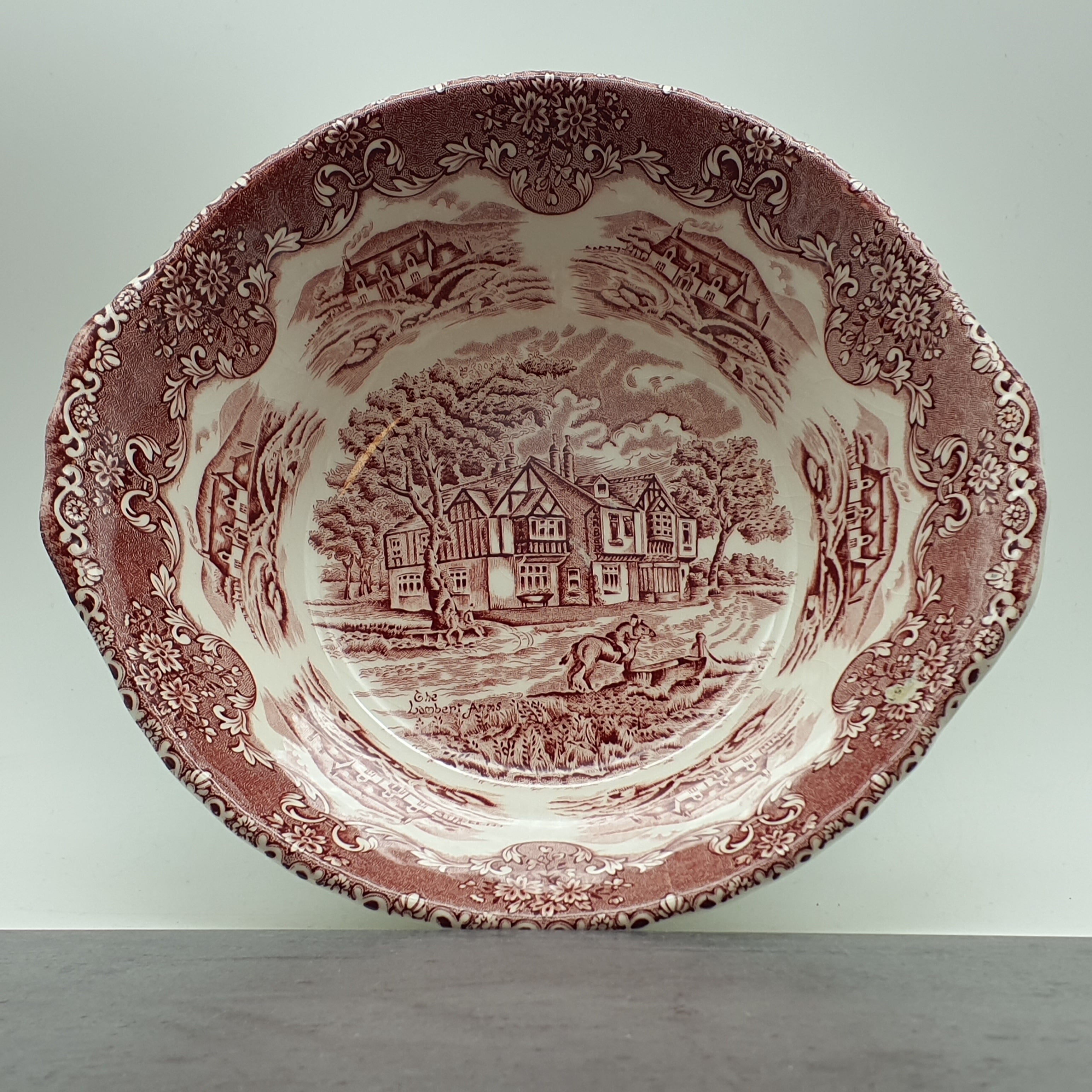 Schale,Schüssel, tiefer Teller, Grindley, English Country Inns, England, Landhaus Porzellan