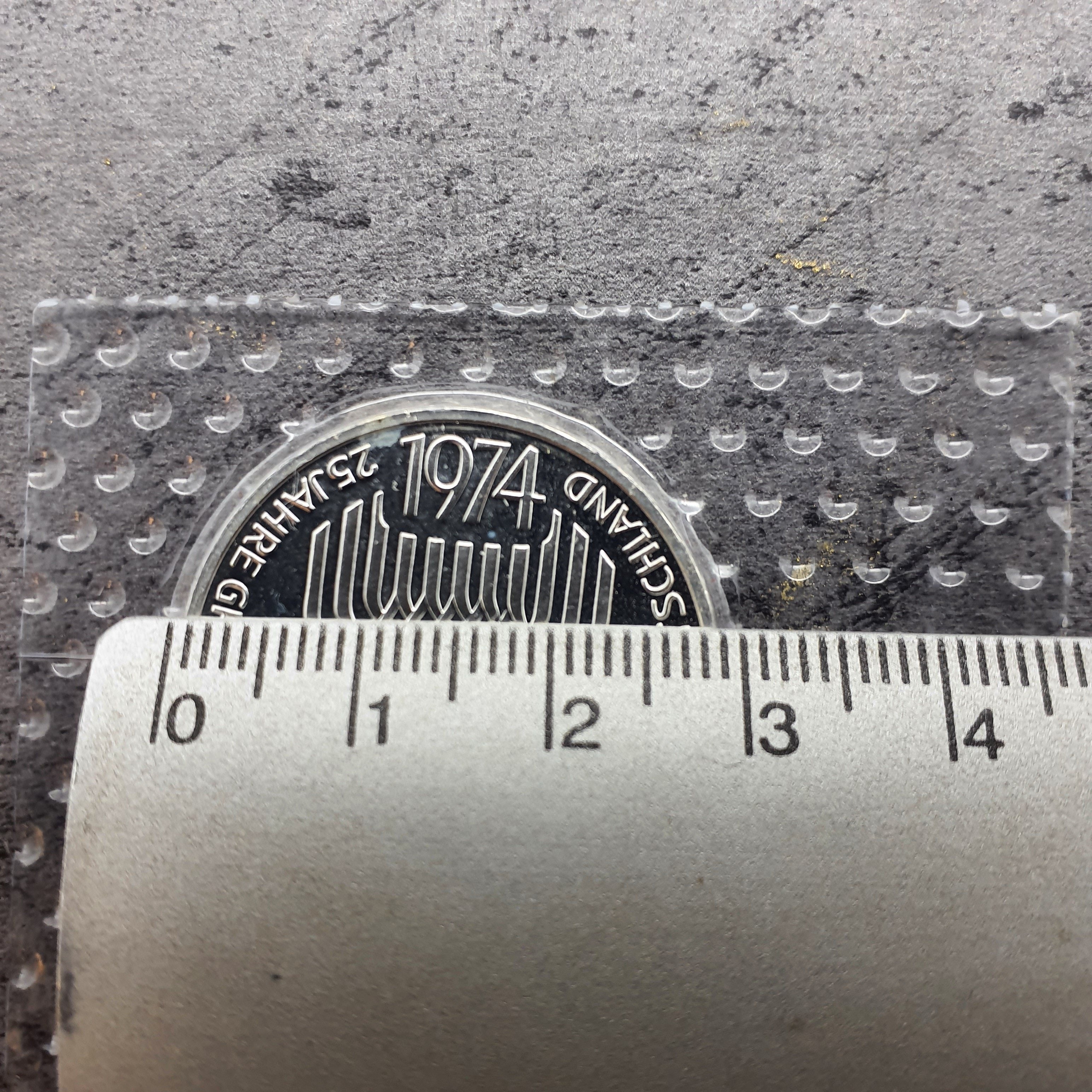 5 DM Gedenkmünzen Silber 1974 " 25 Jahre Grundgesetz der Bundesrepublik "