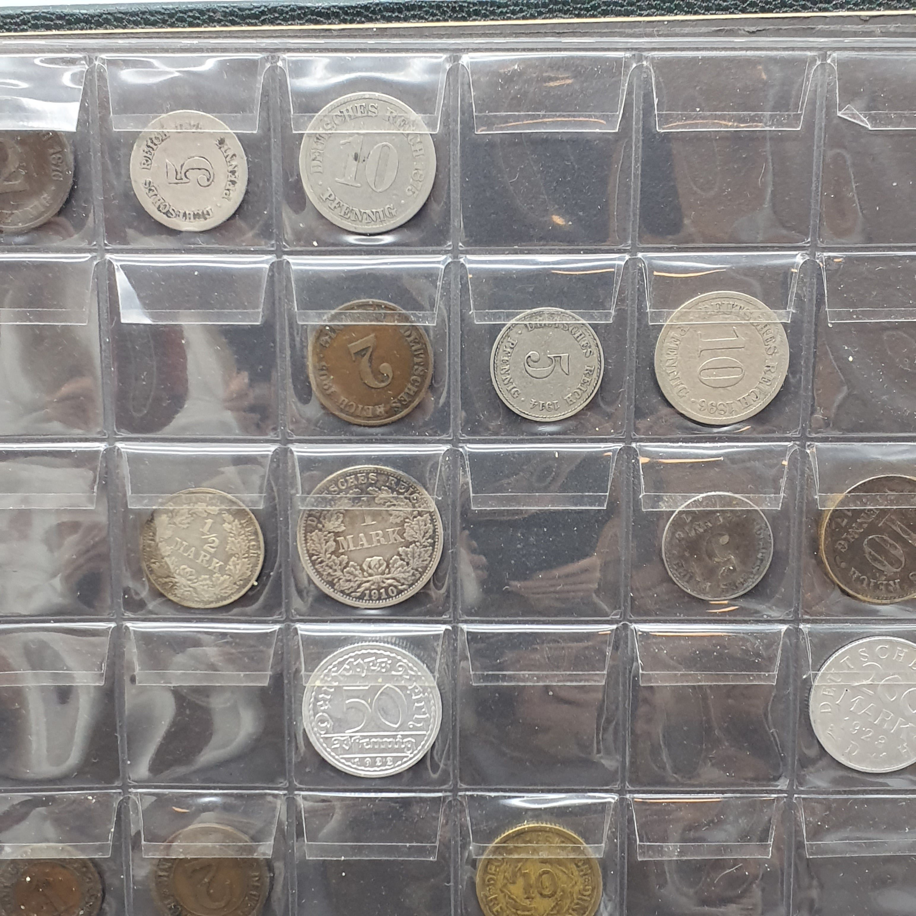 Konvolut Münz Sammlung,  deutsche Pfennig & Mark