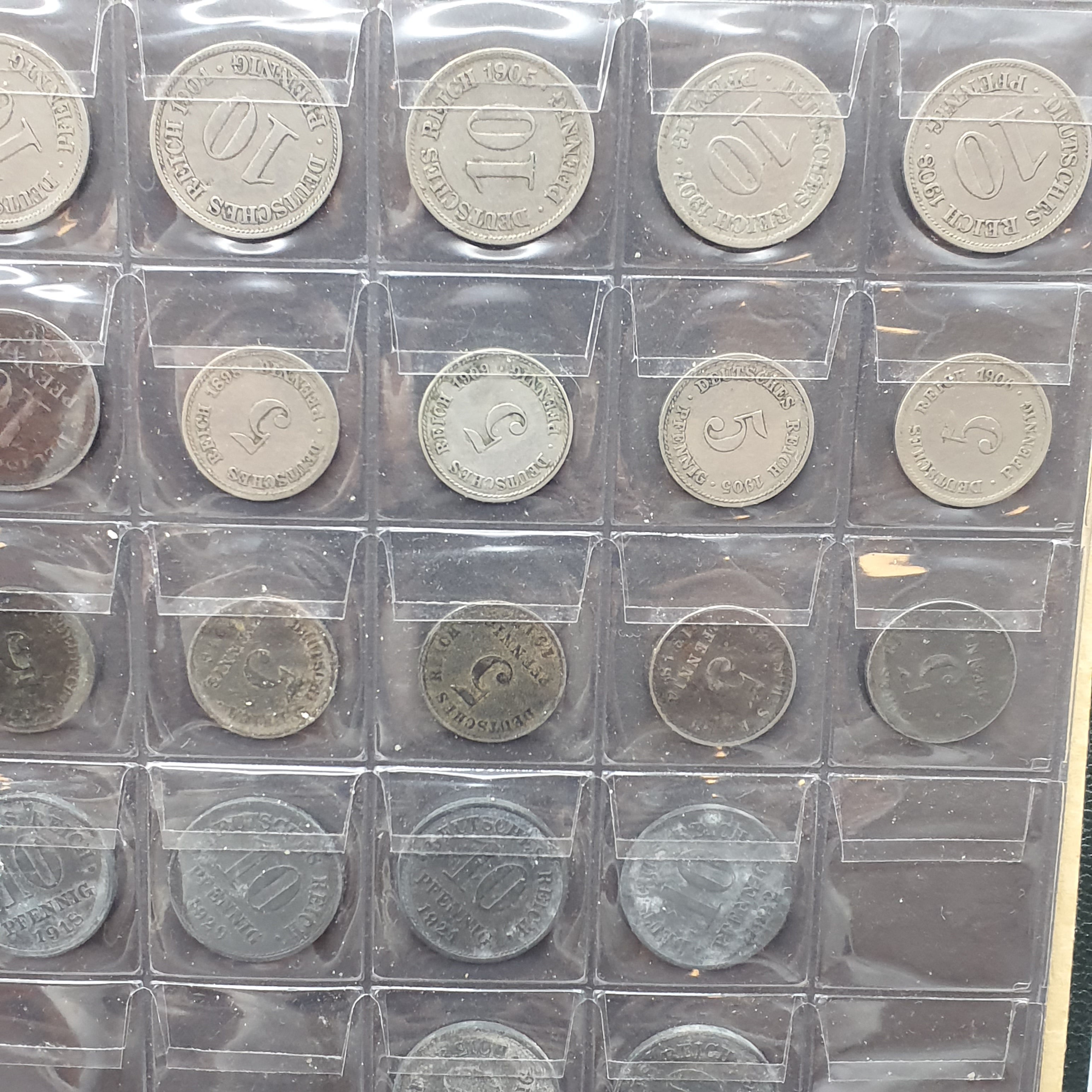 Konvolut Münz Sammlung,  deutsche Pfennig & Mark