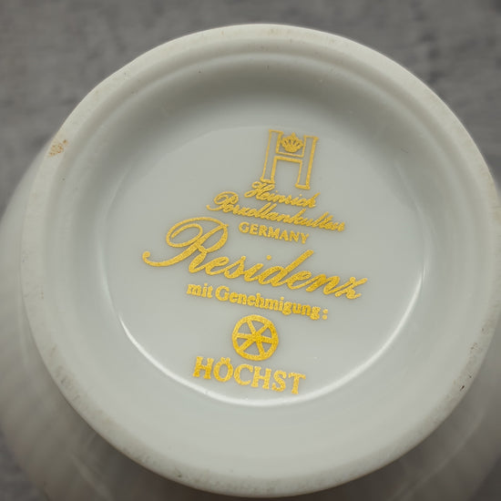 Heinrich Porzellan Höchst Residenz Milchkännchen grüne Blumen