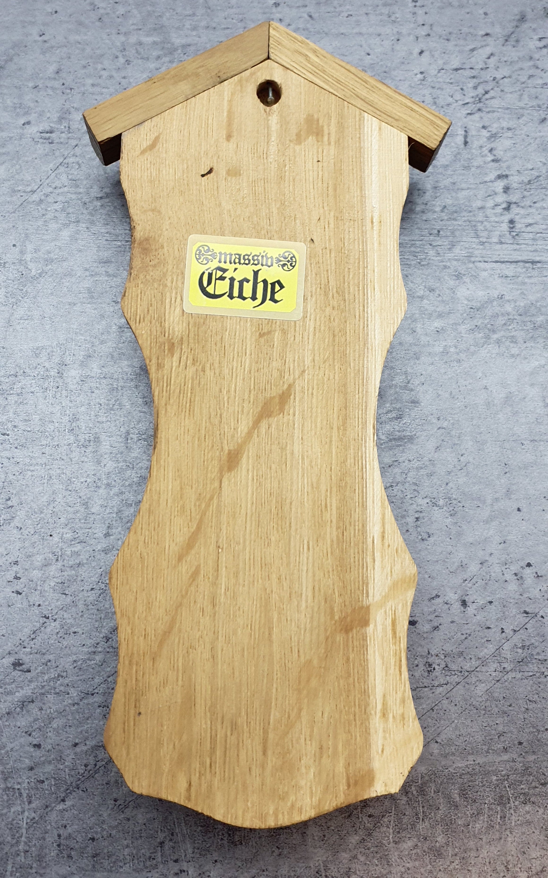 Frieling Zinn Jahreslöffel 1986 mit Holzbrett - Sammellöffel