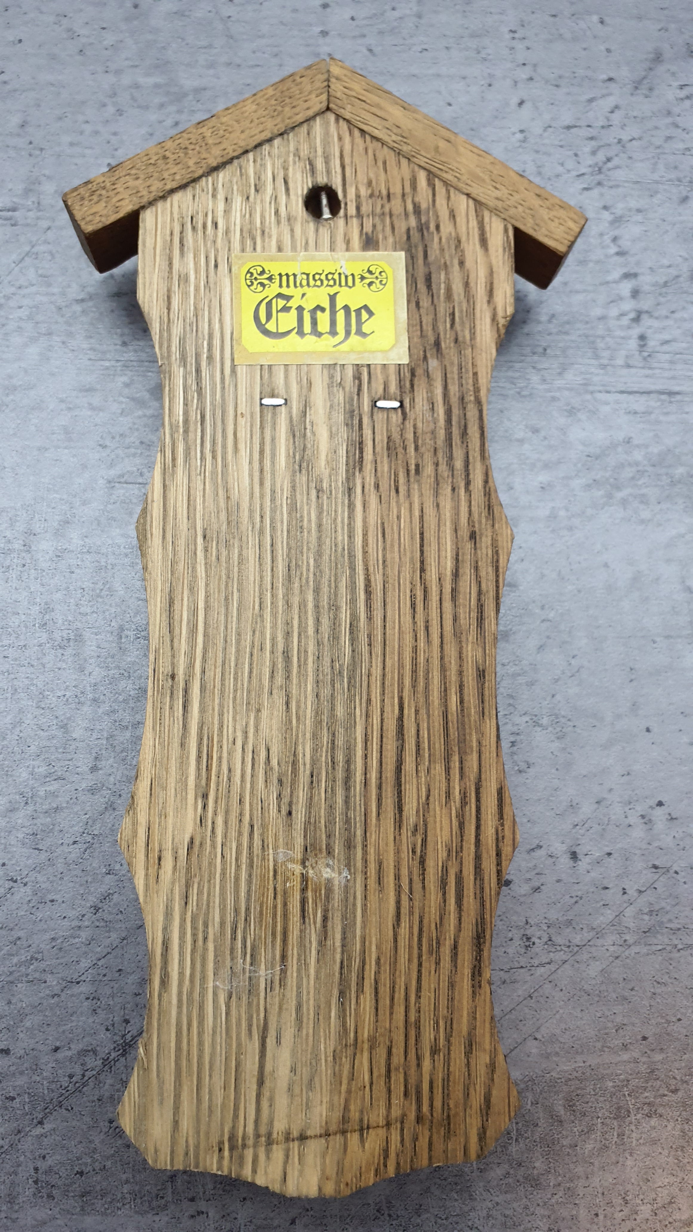 Frieling Zinn Jahreslöffel 1980 mit Holzbrett - Sammellöffel