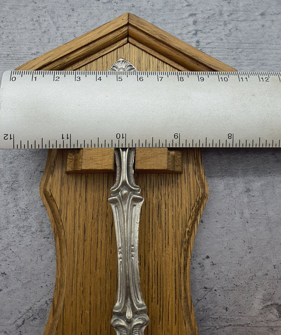 Frieling Zinn Jahreslöffel 1983 mit Holzbrett - Sammellöffel