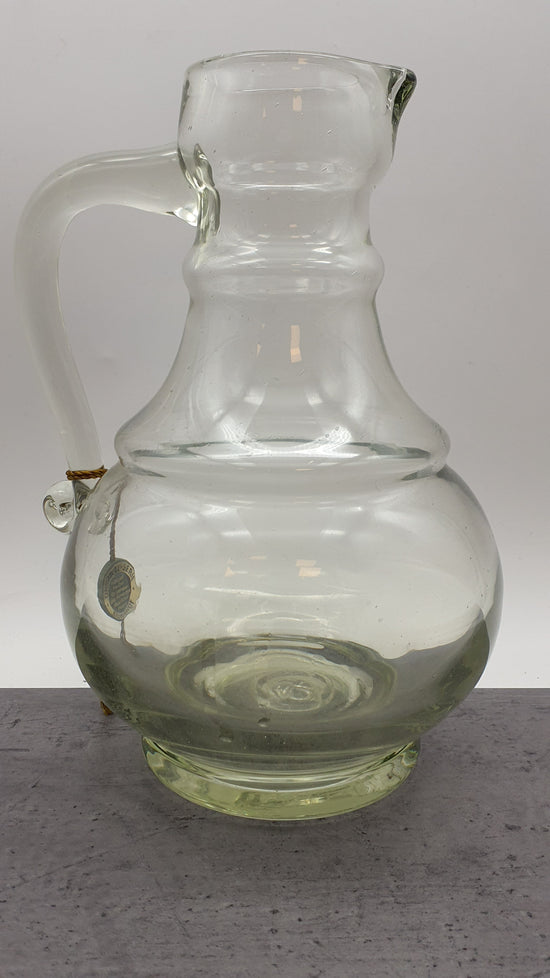 großer Glas Krug/Karaffe, Serie Eichenhof, Waldglas