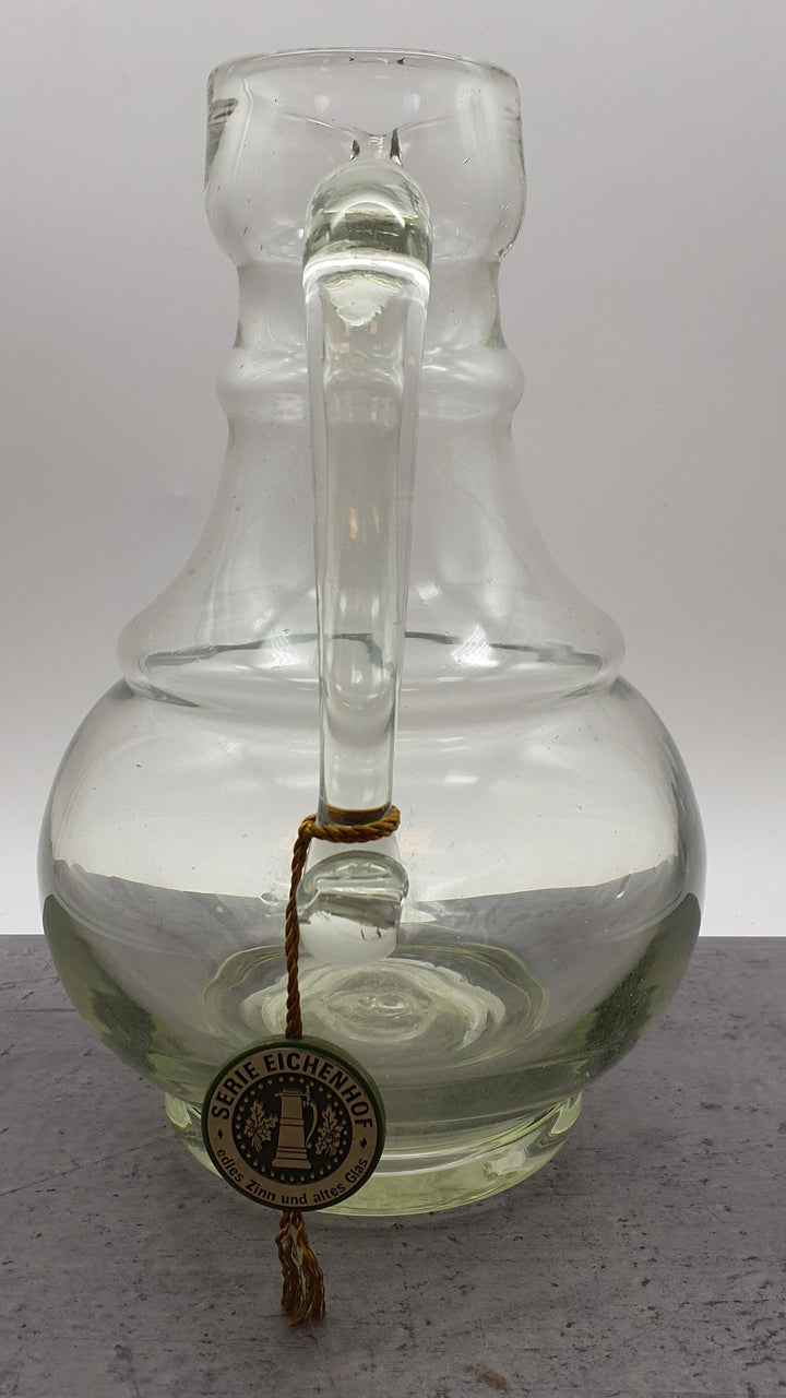 großer Glas Krug/Karaffe, Serie Eichenhof, Waldglas