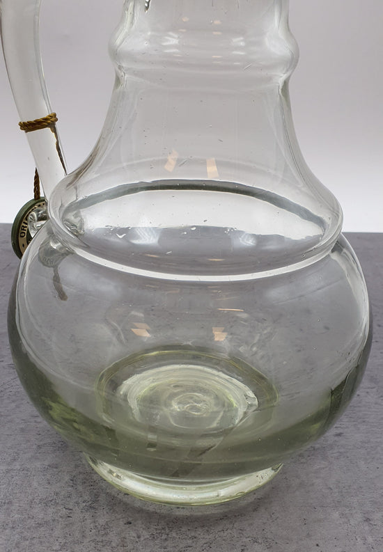 großer Glas Krug/Karaffe, Serie Eichenhof, Waldglas