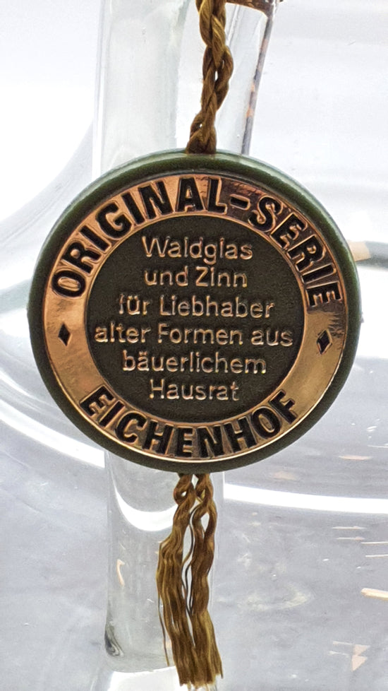 großer Glas Krug/Karaffe, Serie Eichenhof, Waldglas