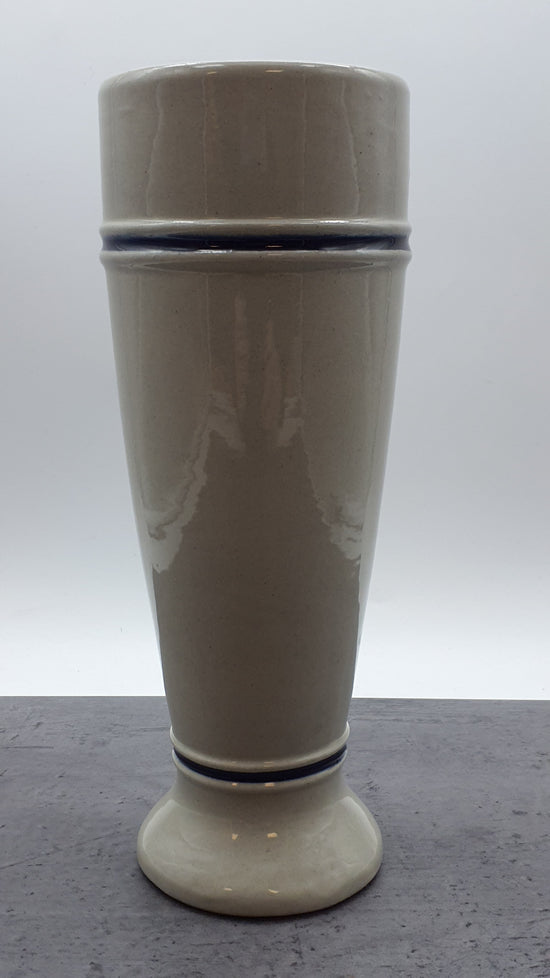 Porzellan Bierkrug, Bayernwappen, Original King 3, grau