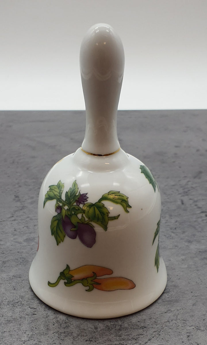 Porzellan Glocke, Obst Motiv und gold Verzierung