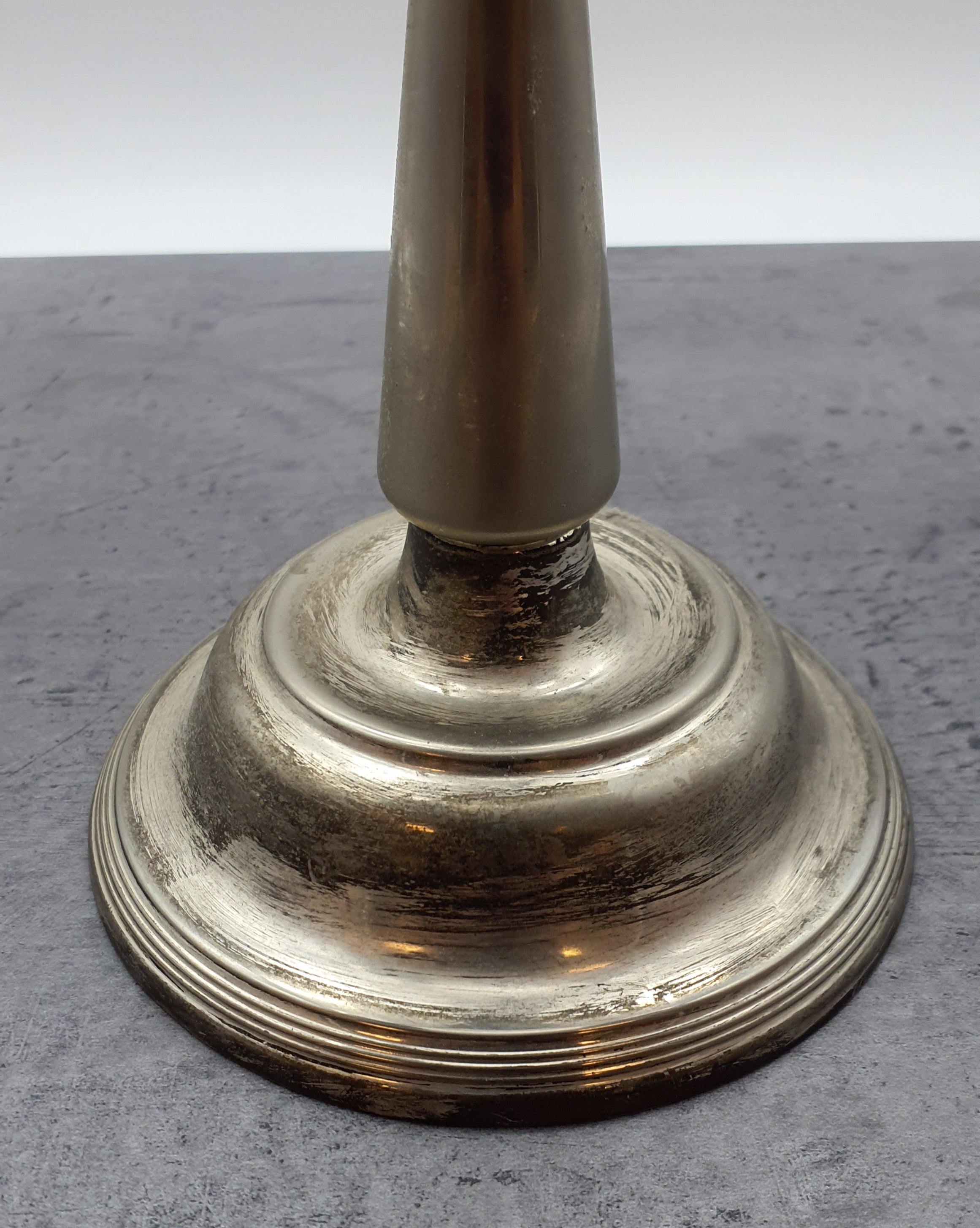 Großer 5 Flammiger Kerzenständer, Kerzenleuchter, silber farben