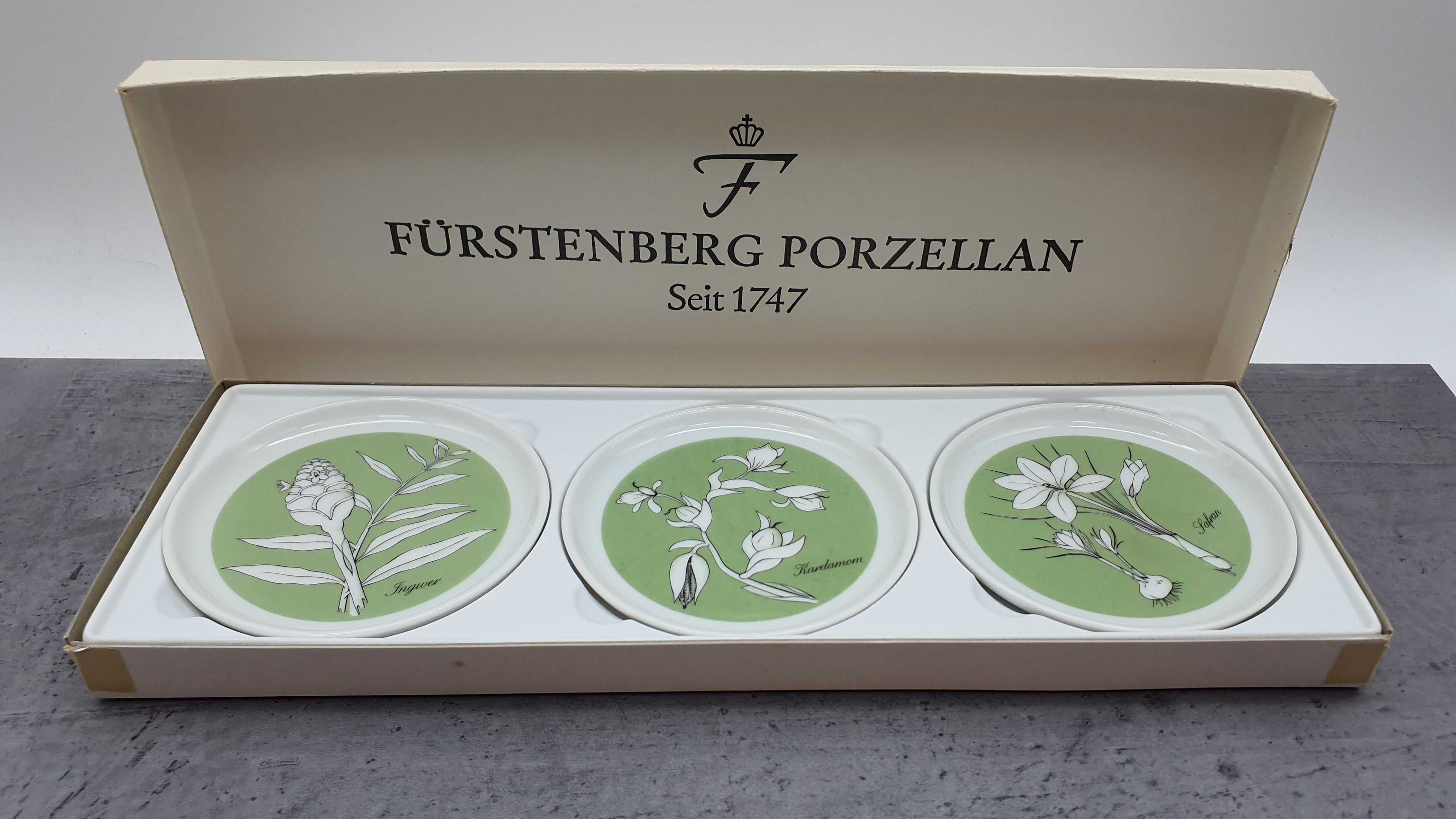 Fürstenberg Porzellan, Ingwer, Kardamom, Safran, Sammelteller