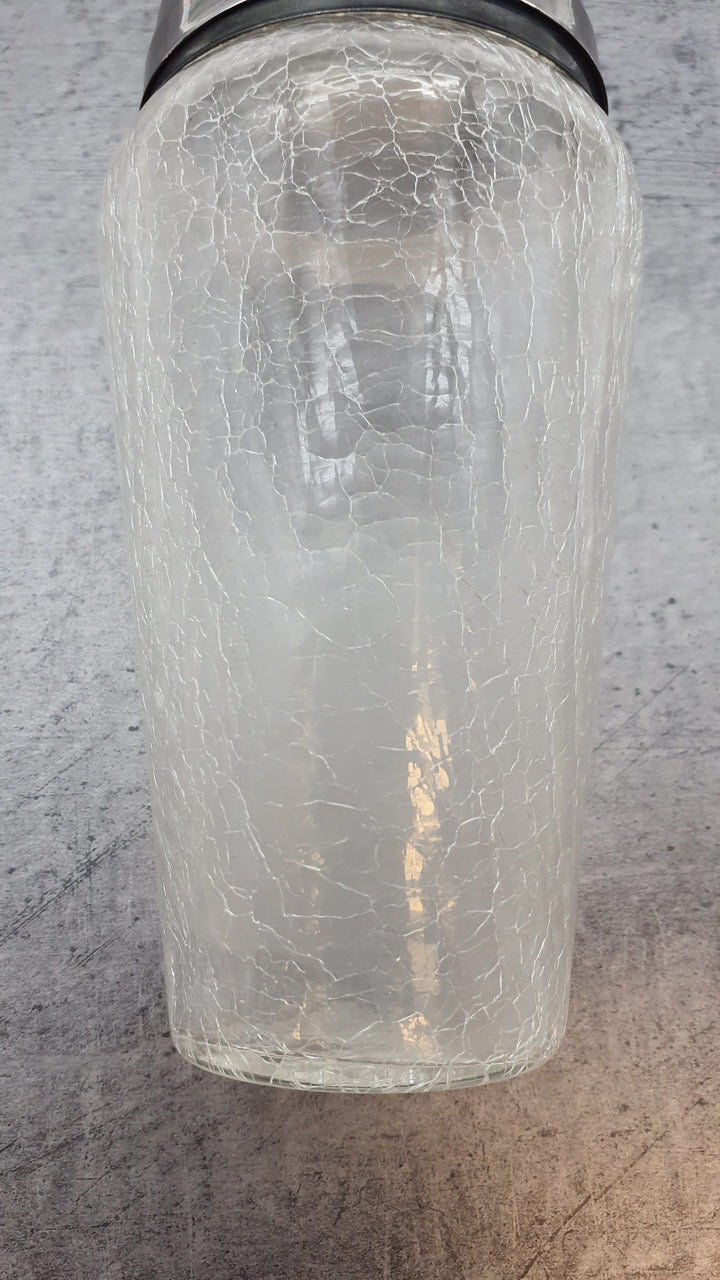 Craquele Glas Silber Cocktail Shaker Mixer