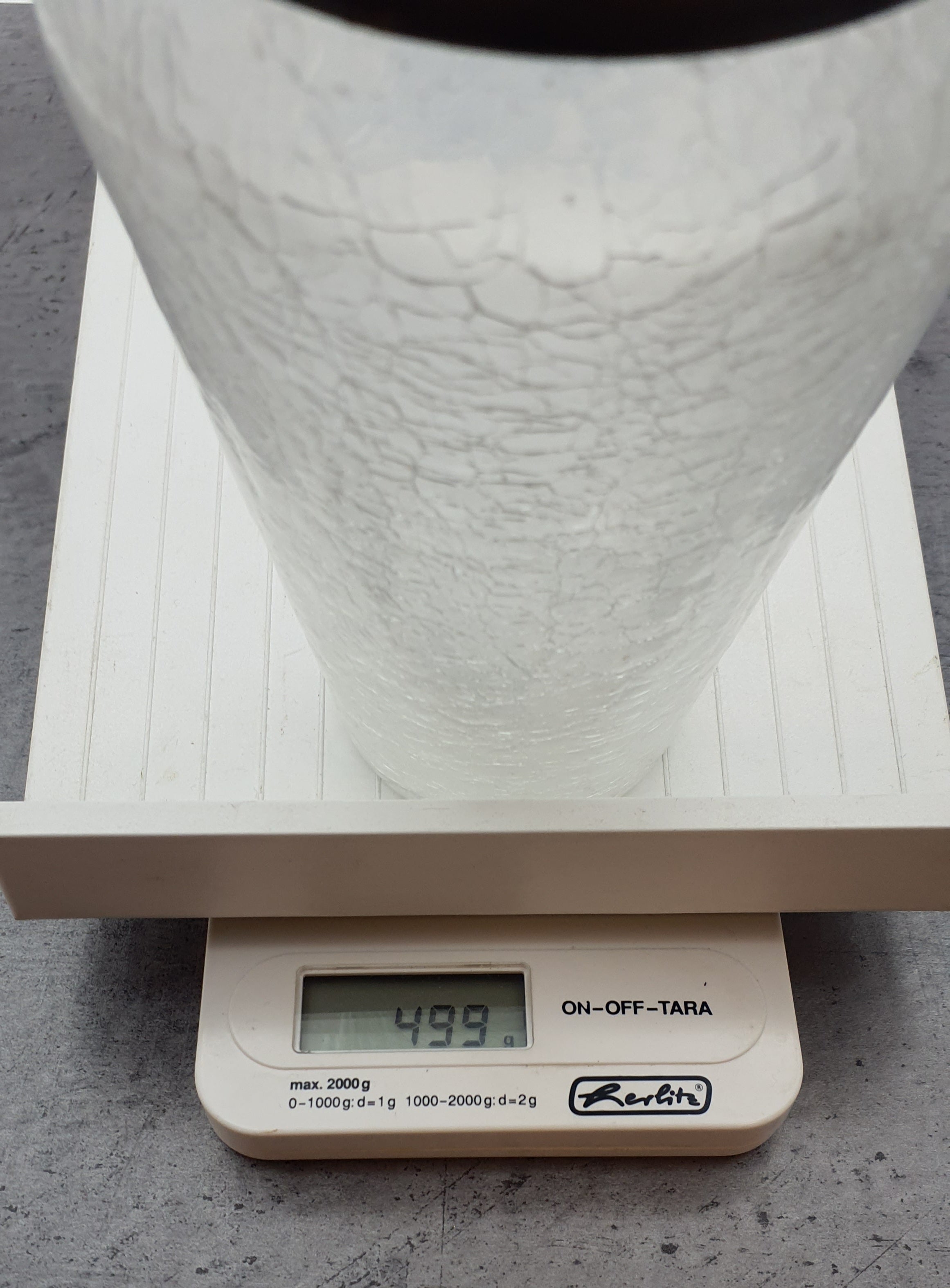 Craquele Glas Silber Cocktail Shaker Mixer