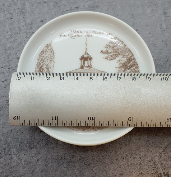 Fürstenberg Sammelteller,  Motive Hanau am Main, 6 Stk.