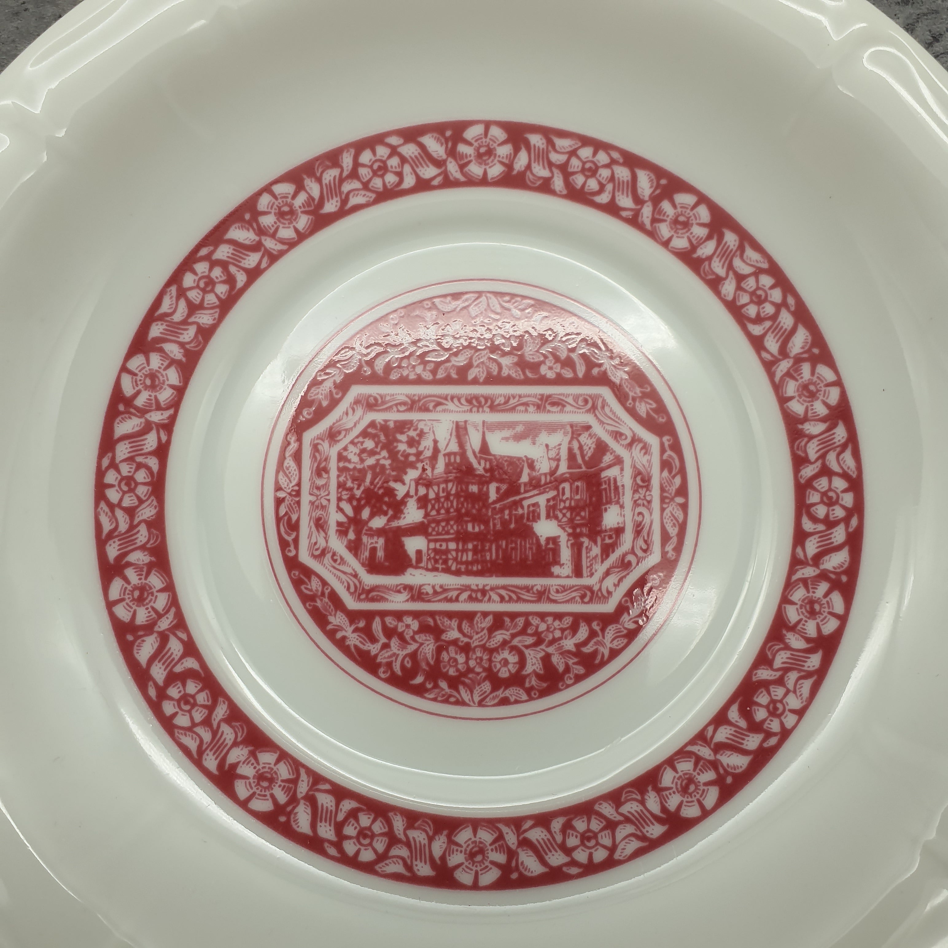 Rüdesheimer Spezialitäten, mit Ansbach Uralt, Porzellan Gedeck 2-teilig