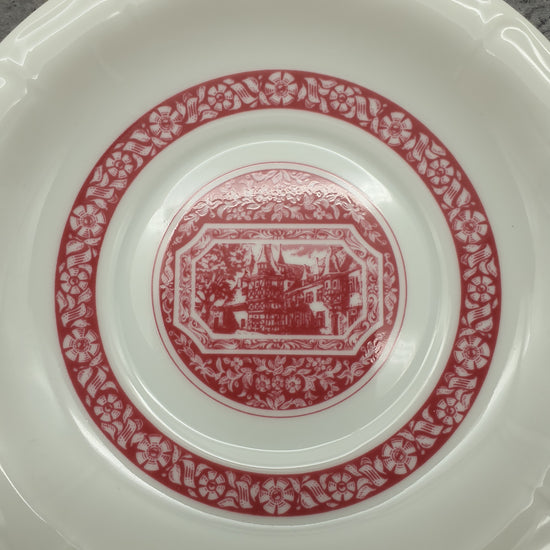 Rüdesheimer Spezialitäten, mit Ansbach Uralt, Porzellan Gedeck 2-teilig