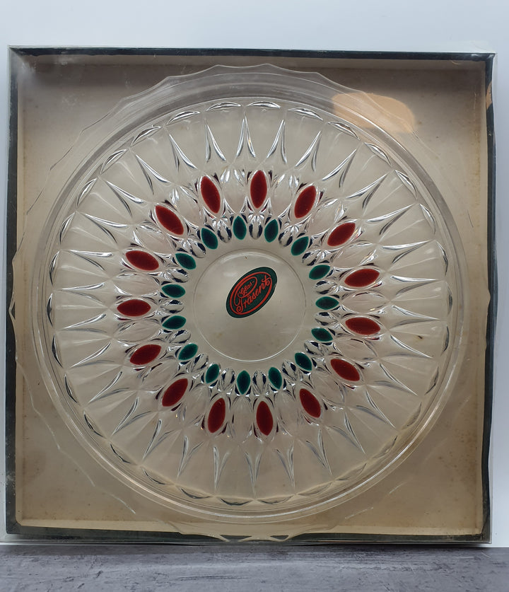 Glas, Präsent, Tortenplatte, Meteor,