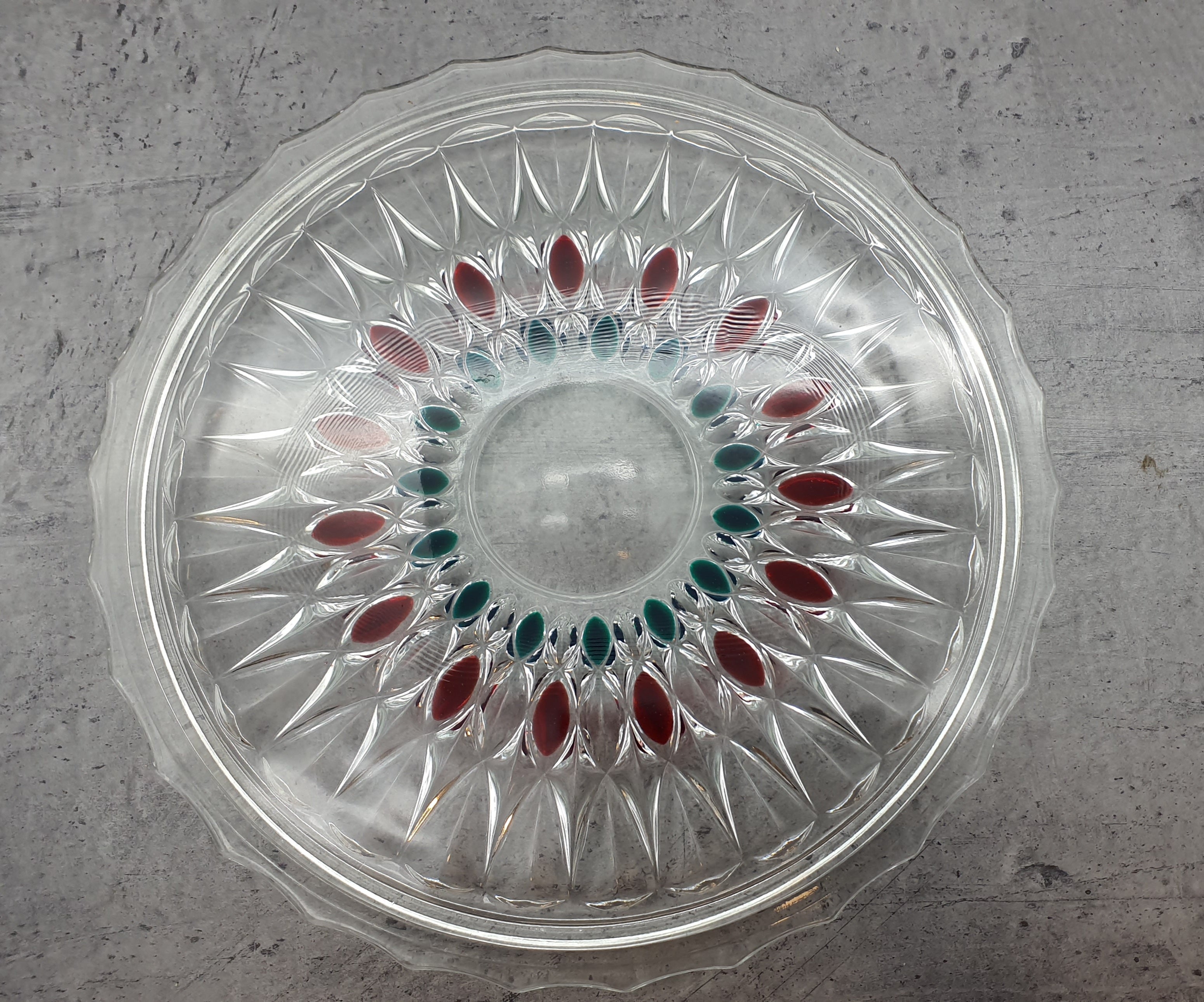 Glas, Präsent, Tortenplatte, Meteor,